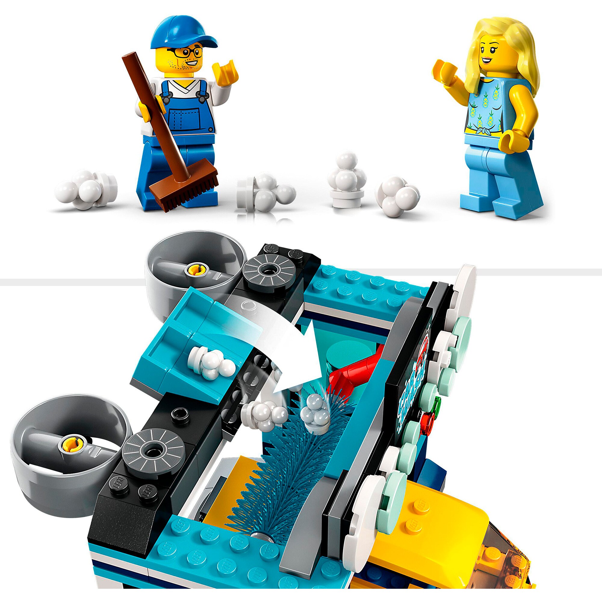 LEGO Konstruktionsspielzeug City Autowaschanlage