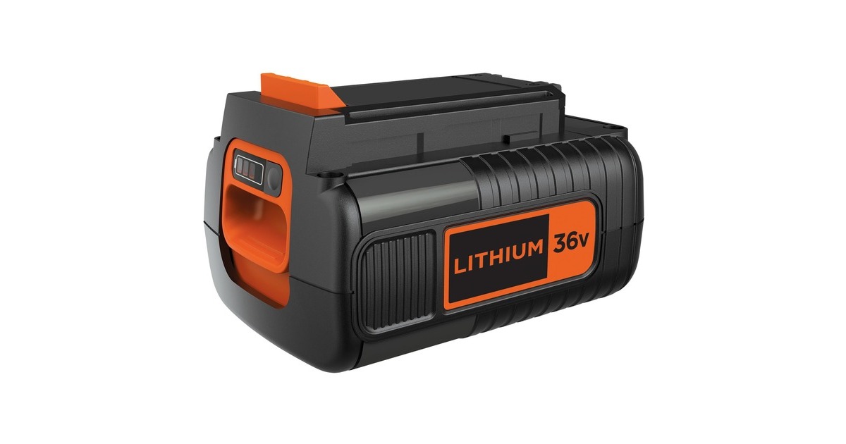 BLACK+DECKERAccu BL20362 oplaadbare batterij  (Zwart/oranje, 36V, 2Ah)