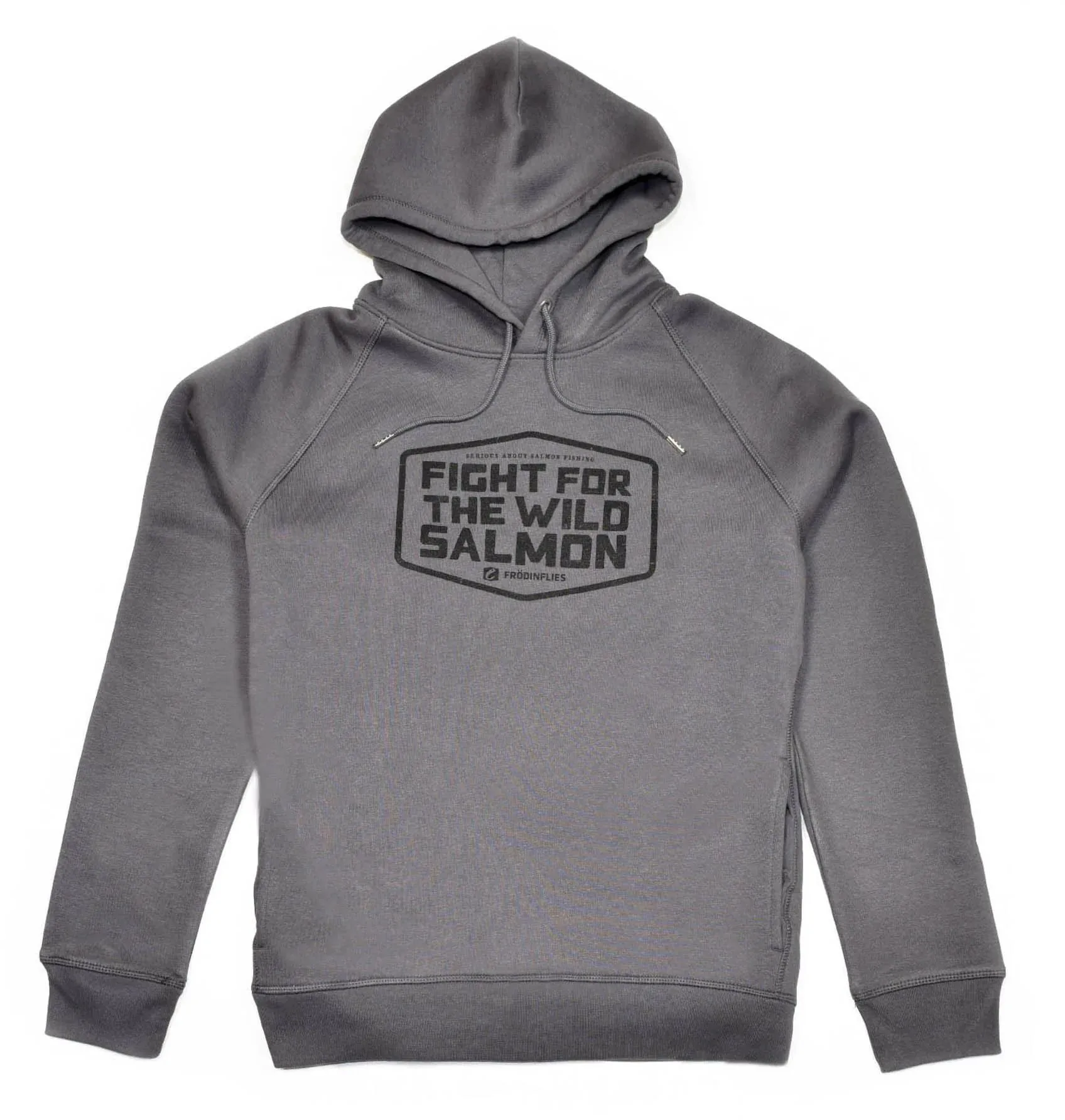 Frodin Flies Frödin Wild Salmon Hoodie Graphite Grey Graphite Grey