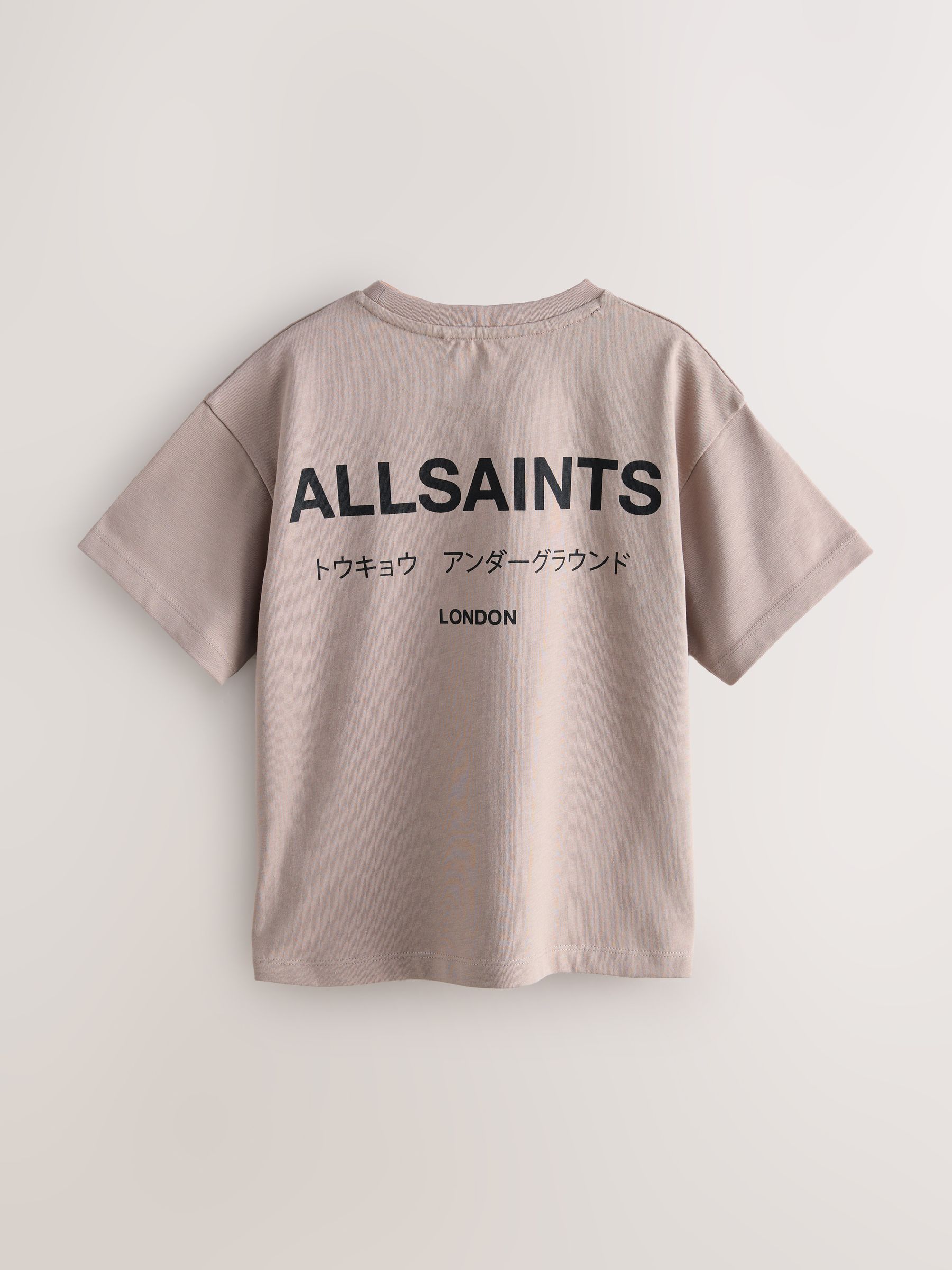 Lichtbruin - smALLSAINTS Oversized Underground Crew Cotton T-Shirt