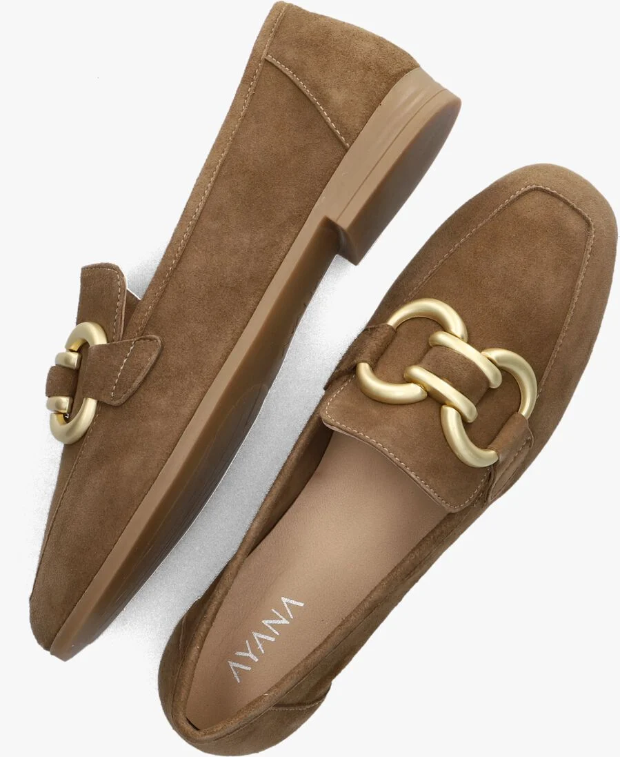 AYANA taupe ayana loafers 4777