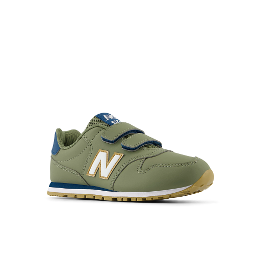 New Balance 500 Sneakers, Dark Olivine/Deep Sea, 32