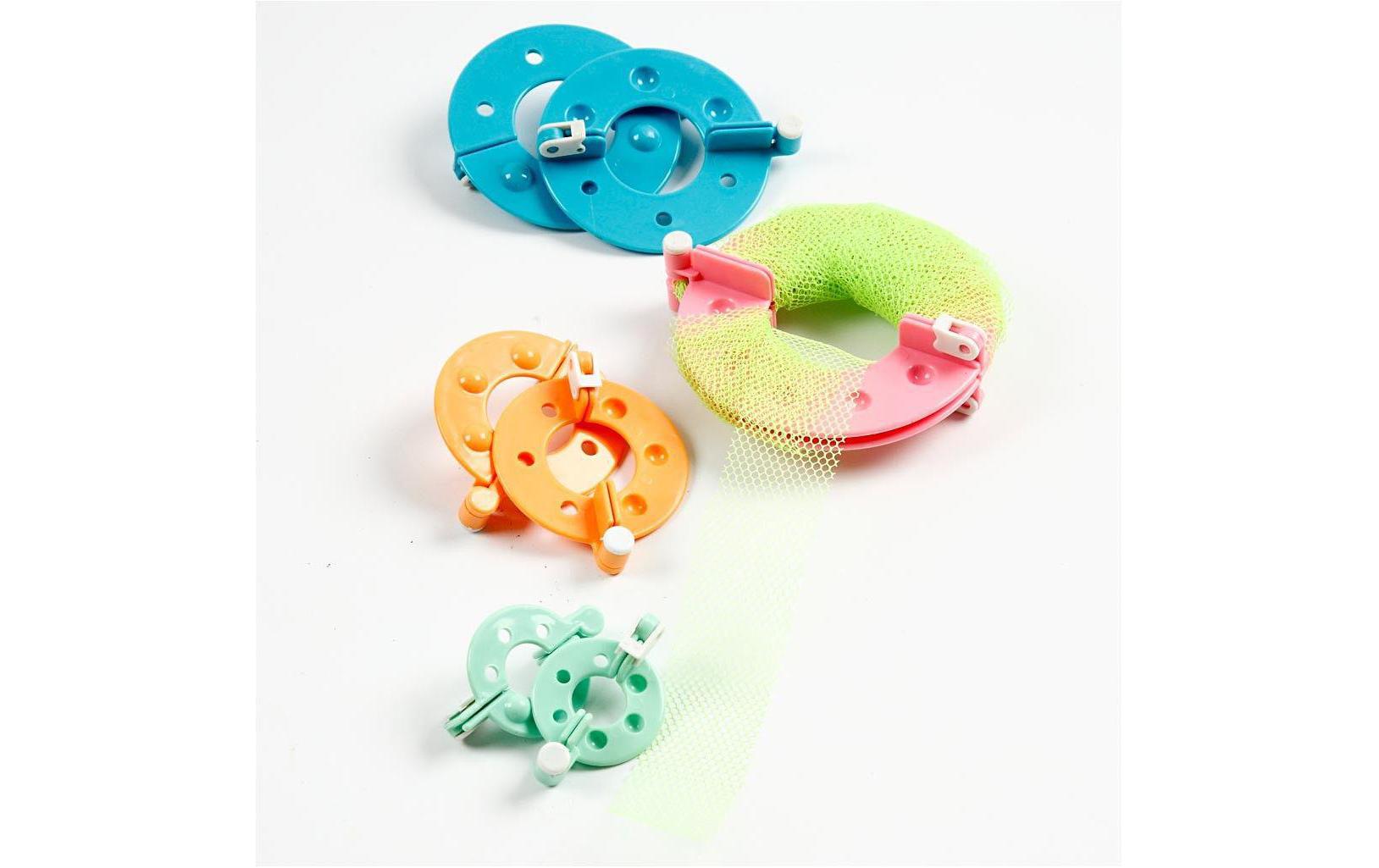Pompon-Schablone 3.5 + 5.5 + 7 + 9 cm 4 StückPompon-Schablonen