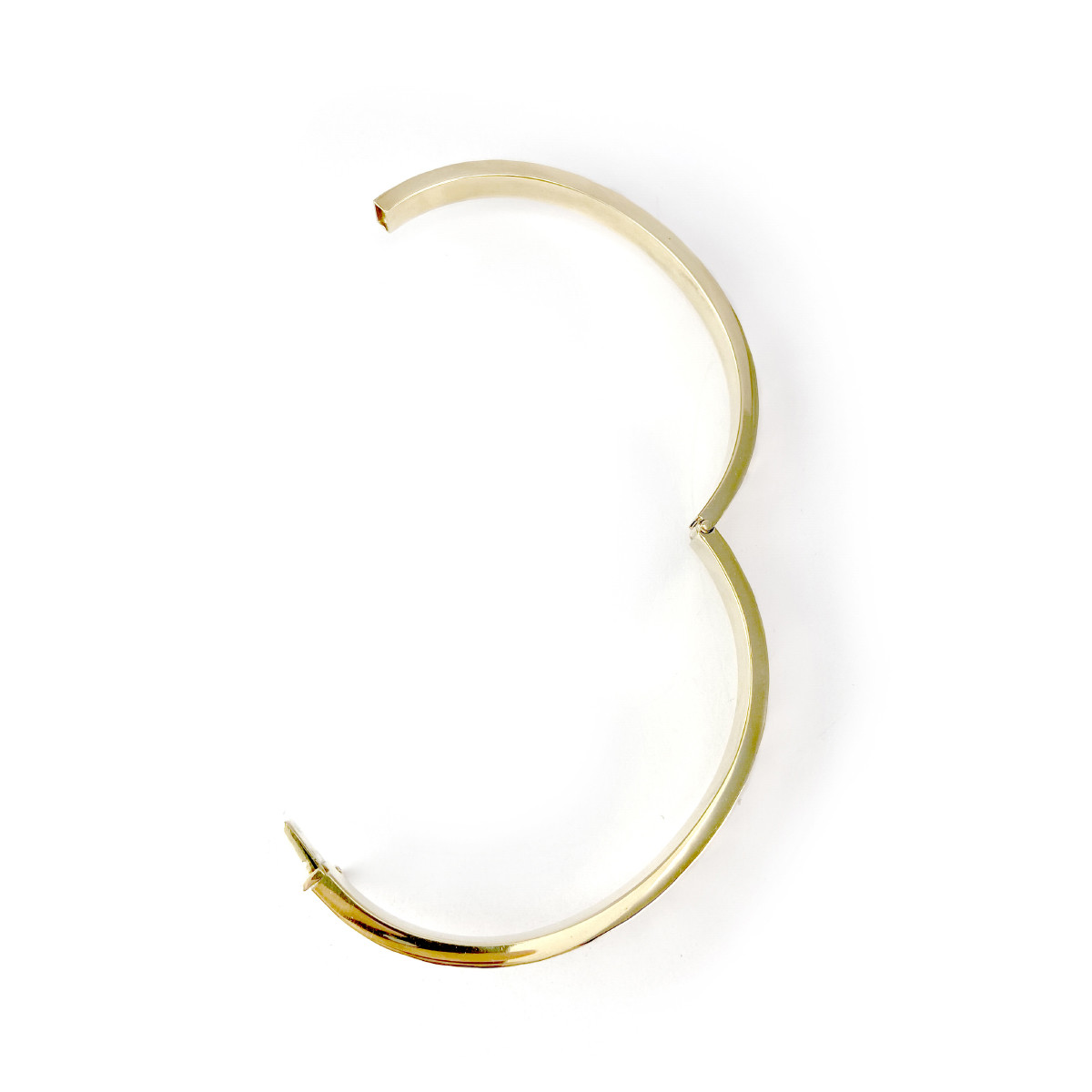 Bracelet jonc d'occasion or 585 jaune 7 cm