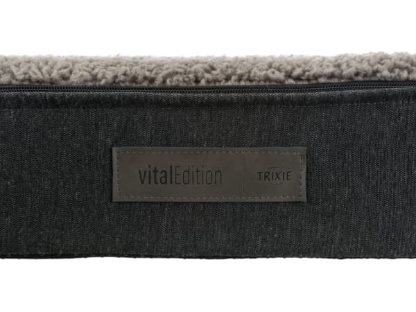 Trixie Bendson vital sofa, firkantet, 80x60 cm, mørkegrå/lysegrå