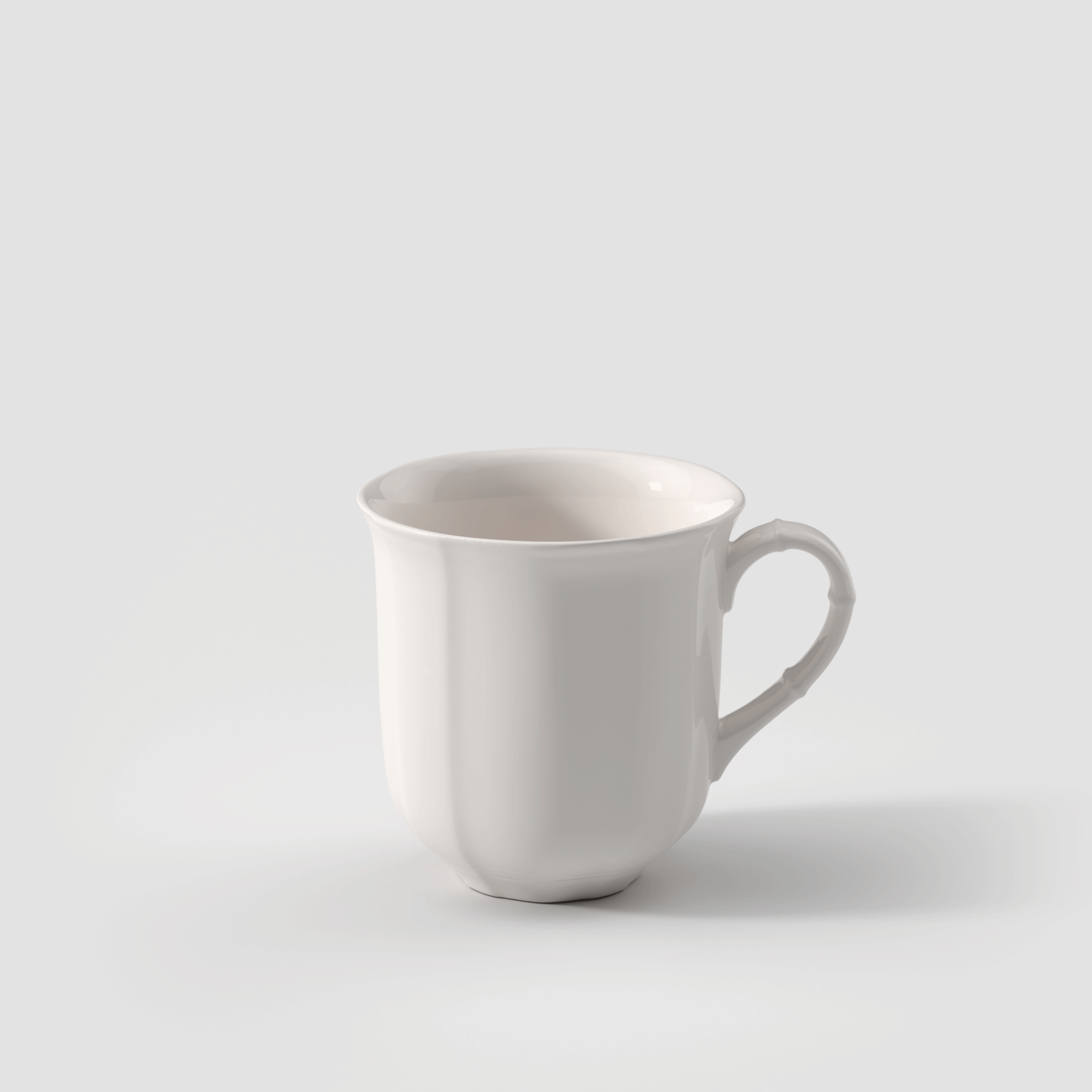Manoir Mug White, 10.2 oz, Premium Porcelain