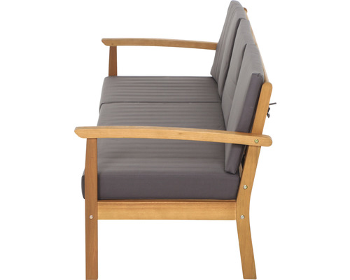 Tavira houten loungeset, 4-delig, grijs