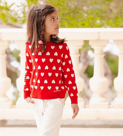 Bonton Bluse - Strick - Paula - Coeur Rouge