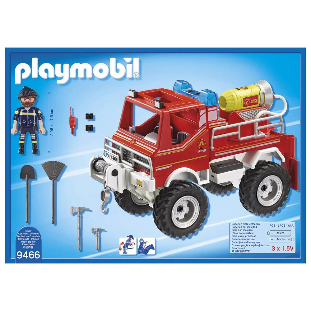 4X4 DE POMPIER AVEC LANCE-EAU - 9466