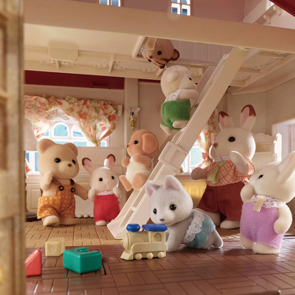 LA GRANDE MAISON ECLAIREE ET SA PIECE SECRETE - SYLVANIAN MAISON