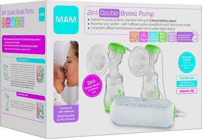 MAM 2-in-1 Elektrisk Brystpumpe Double