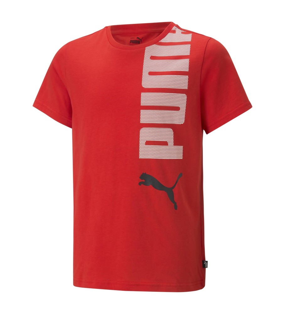 Camiseta vermelha Puma Logolab