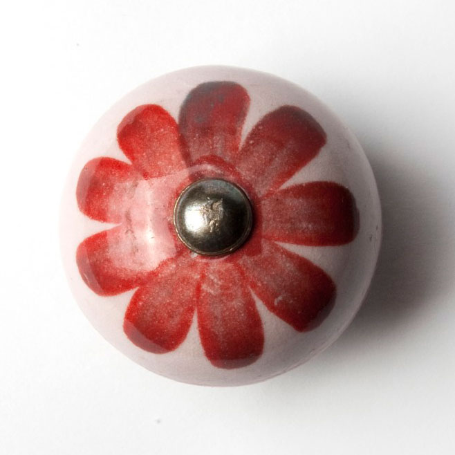 Türknauf rund, rot/rosa, Ø 3,5 cm günstig bestellen