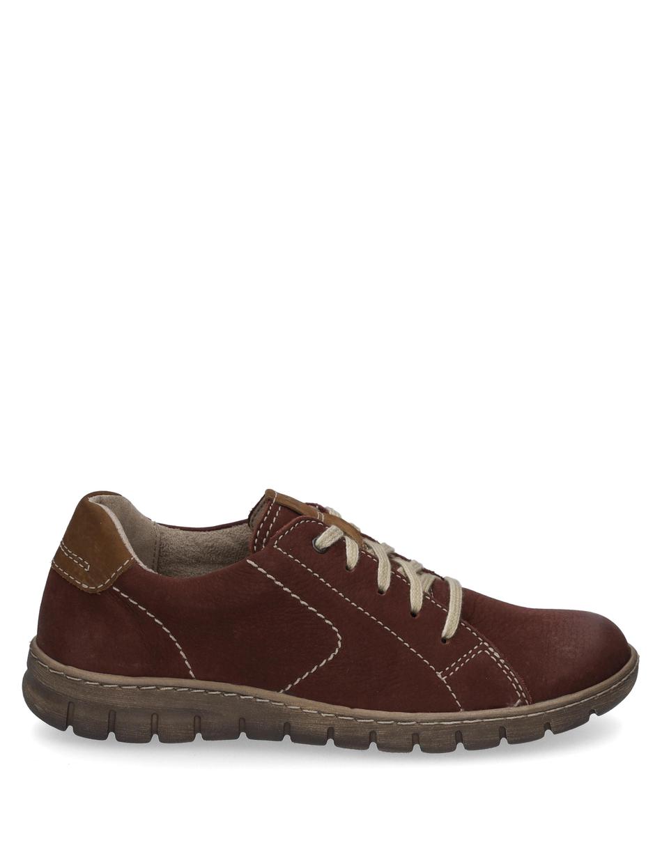 Halbschuh Steffi 62, bordo-kombi