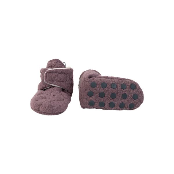 Lodger Folklore Fleece Slofjes Mauve 0-3 Mnd