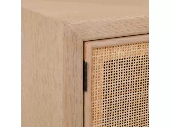Mobilier d'entrée en bois et grille marron 90x8x181h-90x39x46h