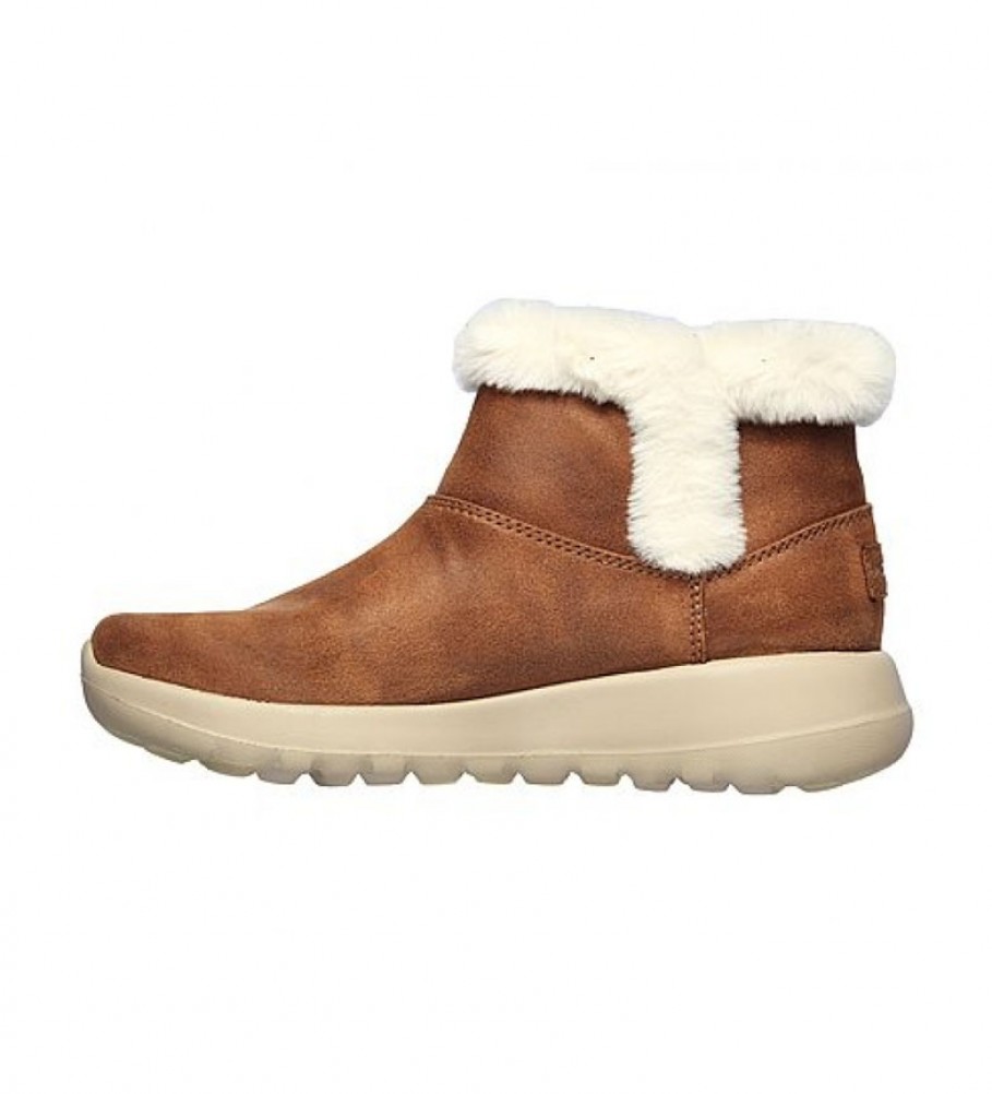 Botas Skechers Joy Endeavour On-The-Go na cor marrom