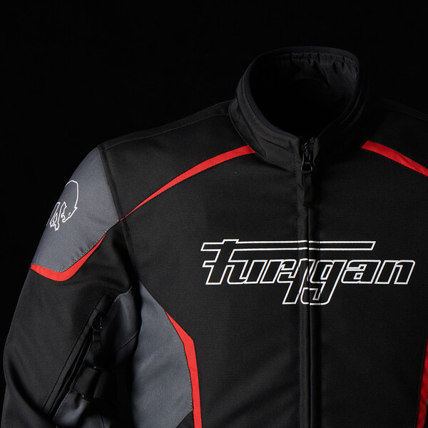 Furygan - Blouson Yori Noir / Gris / Rouge