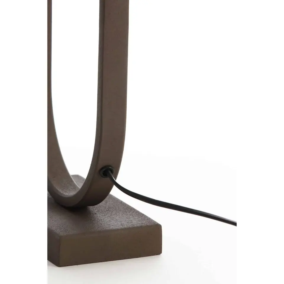 Lampvoet Jamiri - Bruin - 20x13x55cm
