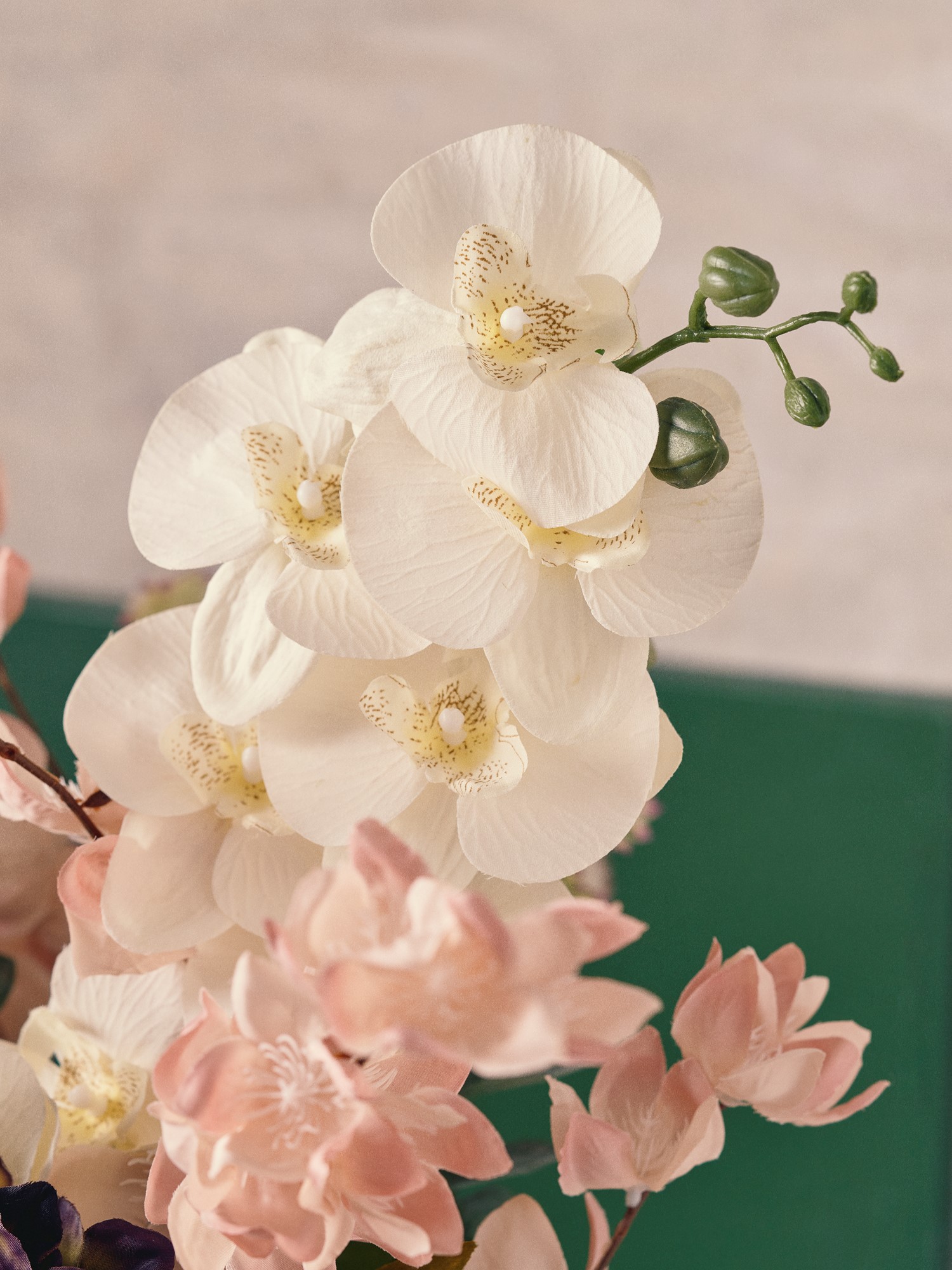 Kunstig blomst orkidé | 74 cm.  | White
