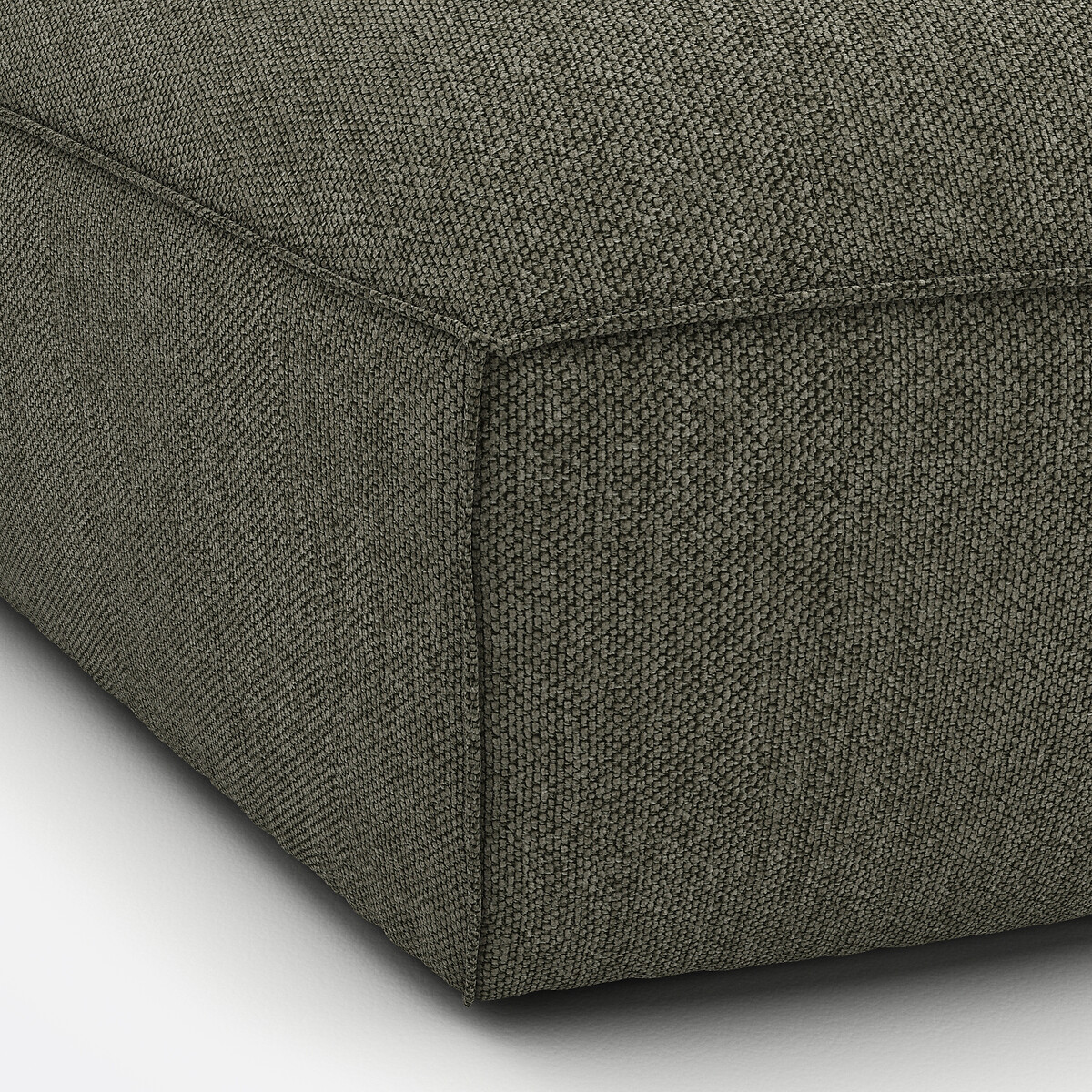 LA REDOUTE INTERIEURS<br>Canto aberto modular, tecido texturizado, Seven