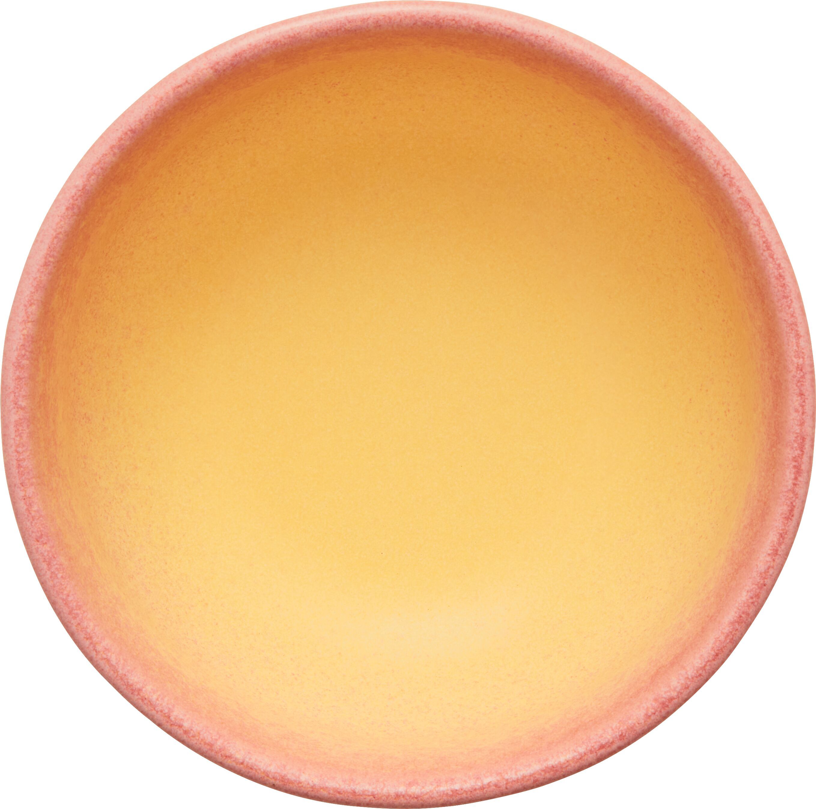 SOLE SCHUESSEL PINK/GELB D11X5.5CM - Koralle / H: 5.5 cm