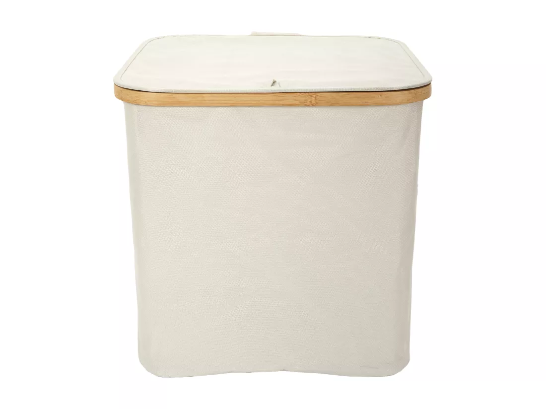 Panier De Rangement Carre Cerclage Bambou