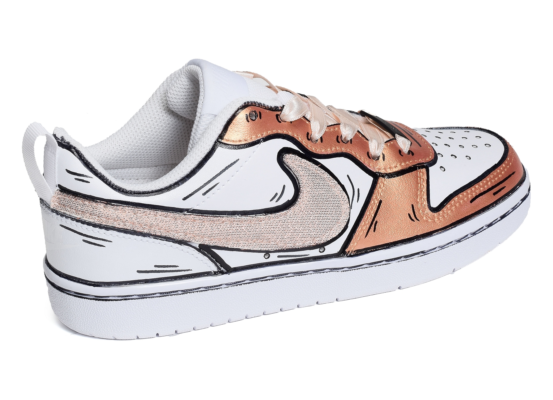 Court borough low california blanc bronze