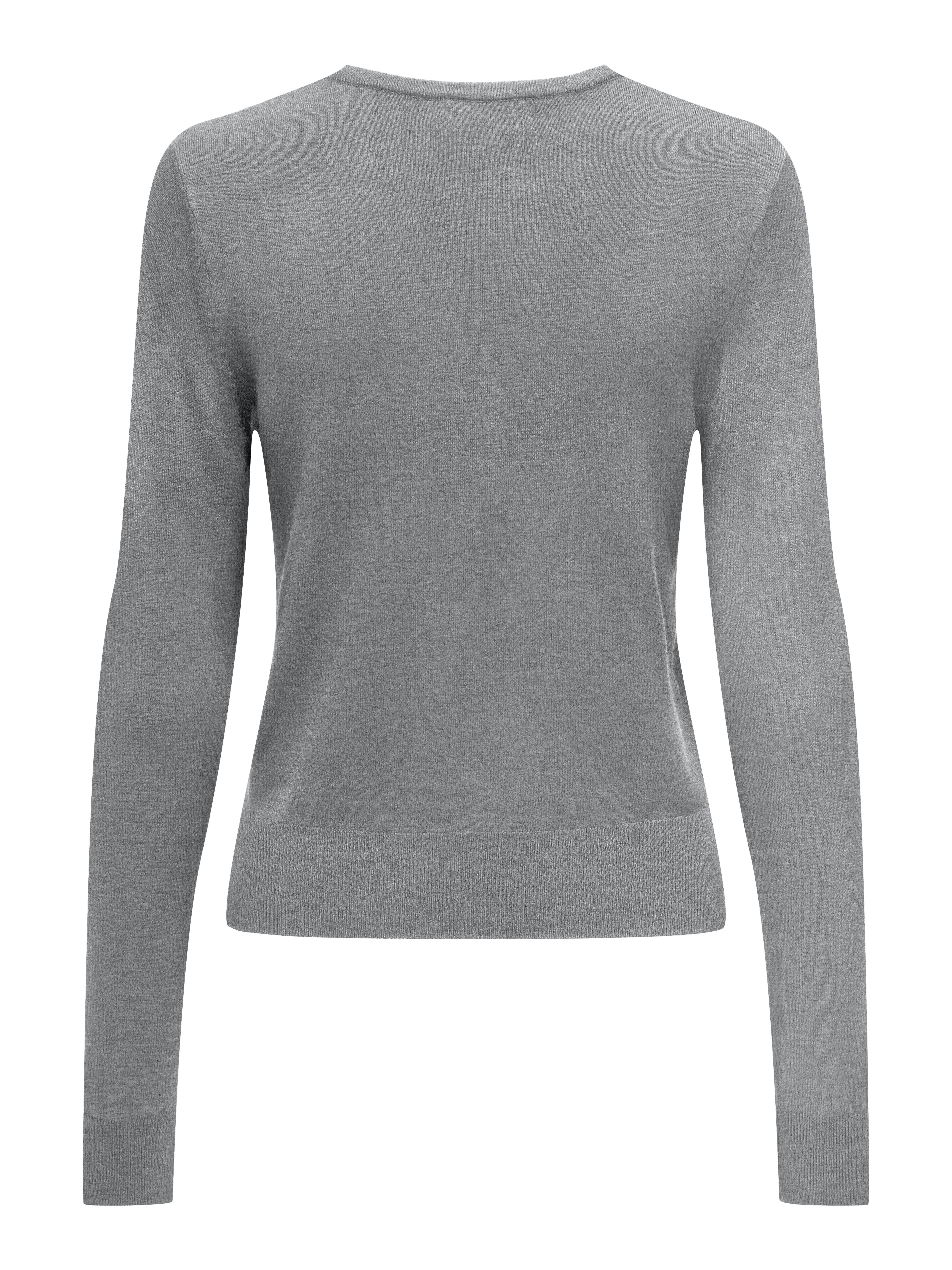 ONLVENICE Strickpullover Light Grey Melange