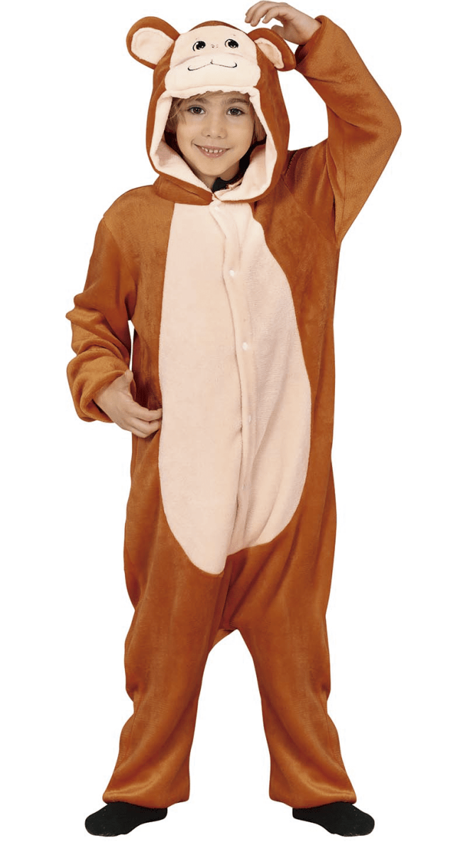 Apen Onesie Kind Bruin