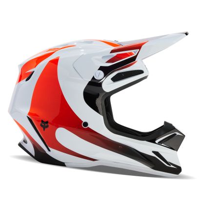 Casque cross Fox V3 - MAGNETIC 2023 - Blanc
