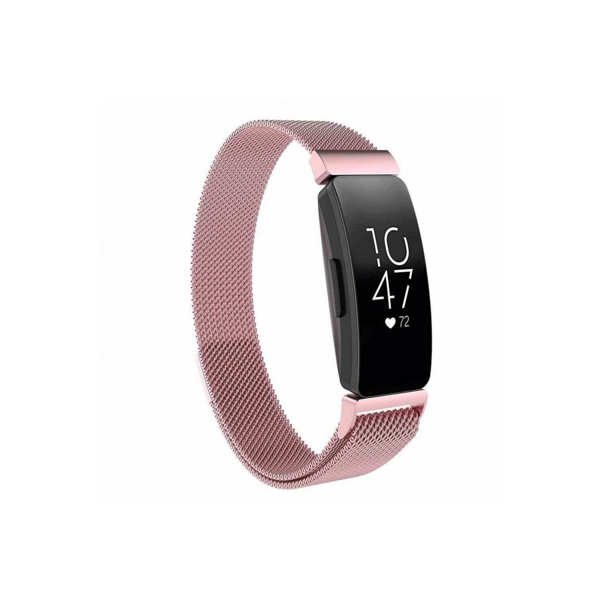 Milanese magnetiske armbånd FITBIT Inspire / Inspire HR - Pink
