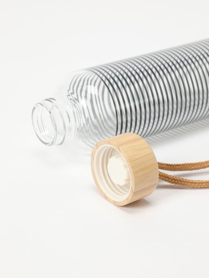 Garrafa estampada de 750ml - Listras
