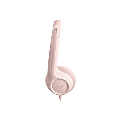 Logitech H390 - Casque filaire avec micro - USB-A - rose