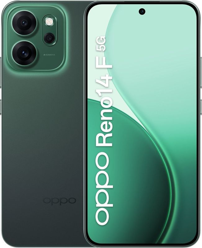 OPPO - Reno 14 F - Smartphone - Groen - 256GB - 5G