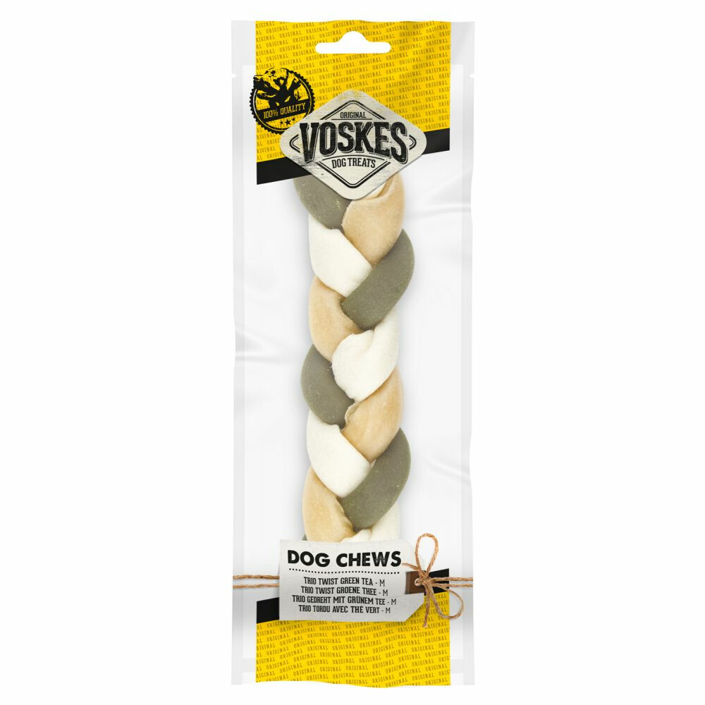 Voskes Twist Duo Groene Thee Bruin - Groen M