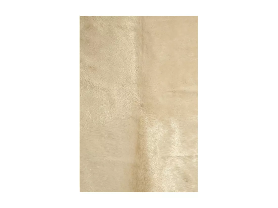 Tapis Authentique en Peau de Vache Tons Neutres et Doux