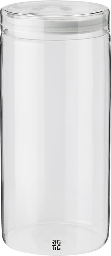 RIG TIG STORE-IT opbevaringsglas 1,5 l, light grey Light grey