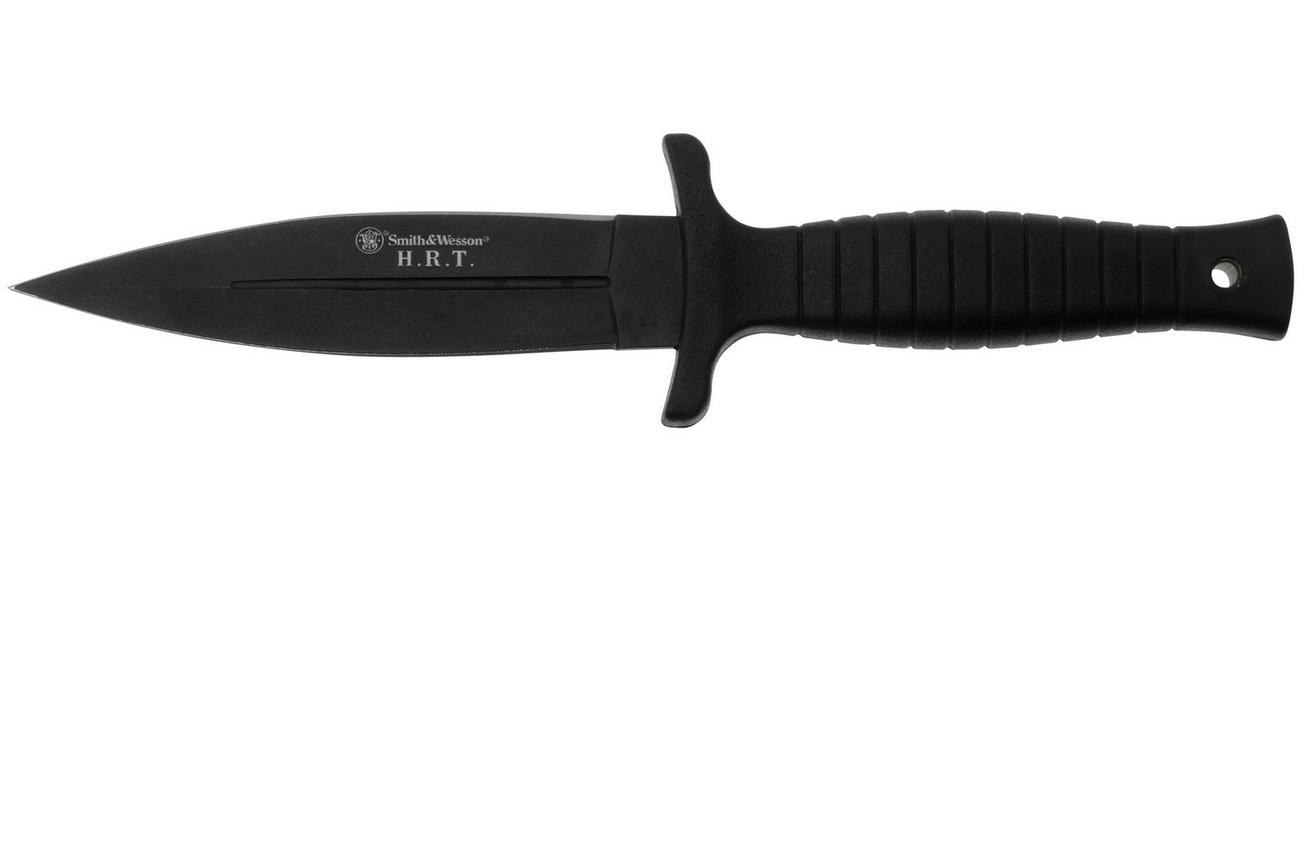 Smith & Wesson H.R.T. SWHRT9BCP Full Tang Spear Point Fixed Blade, vaststaand mes