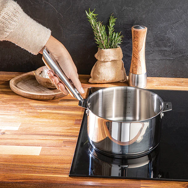 Casserole tout inox Clips’inox 16 cm Mathon