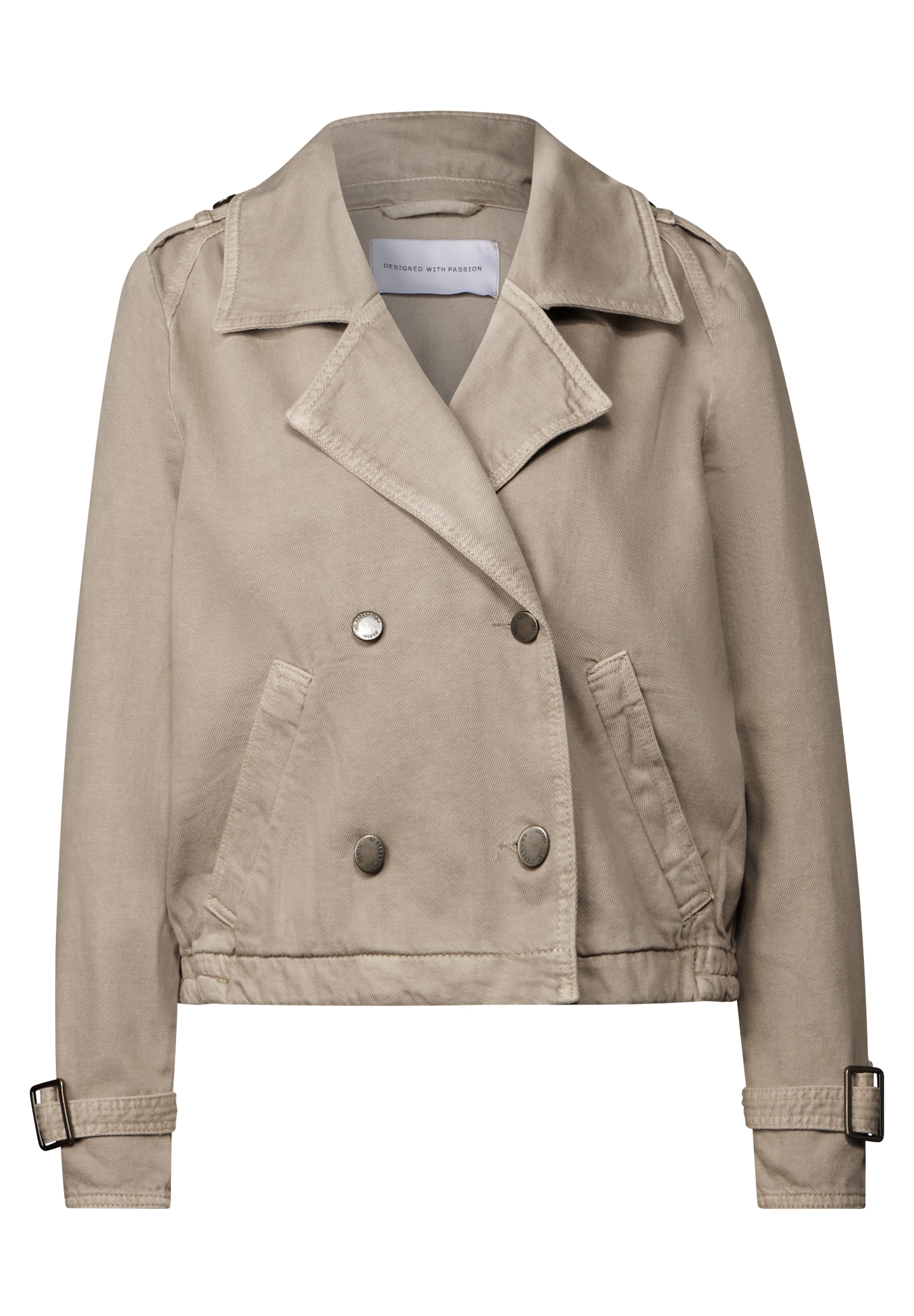 STREET ONE Kurzjacke in Trench-Look, Jeansjacken-Style