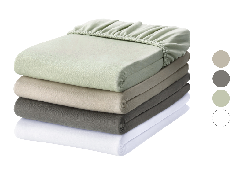 Jersey hoeslaken 140-160 x 200 cm