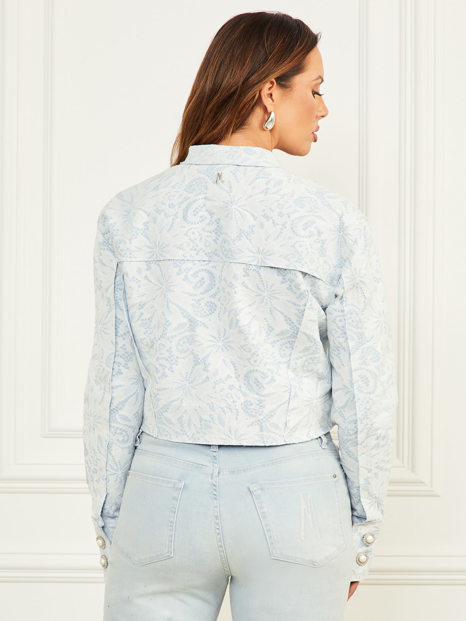 Jaqueta jeans Glam Romantica