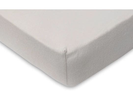Jollein Fix-Leintuch 2er Set Ivory/Nougat 60 x 120 cm Spannbettlaken für Kinderbett