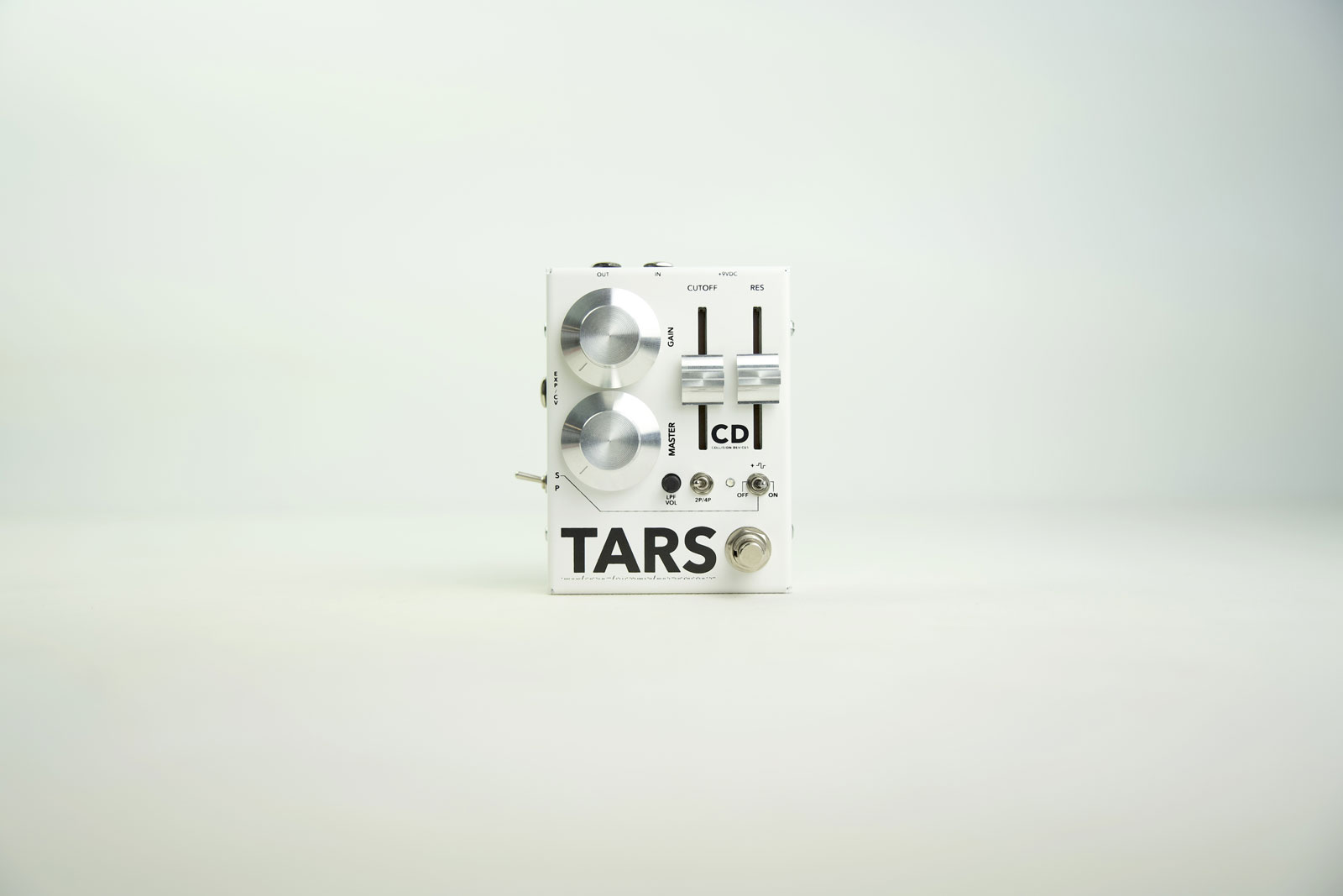 Collision Devices Tars Silver On White