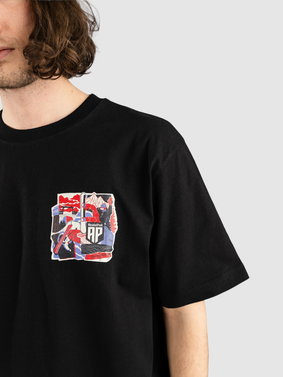 Absolut Park Park Life T-Shirt dark heather black