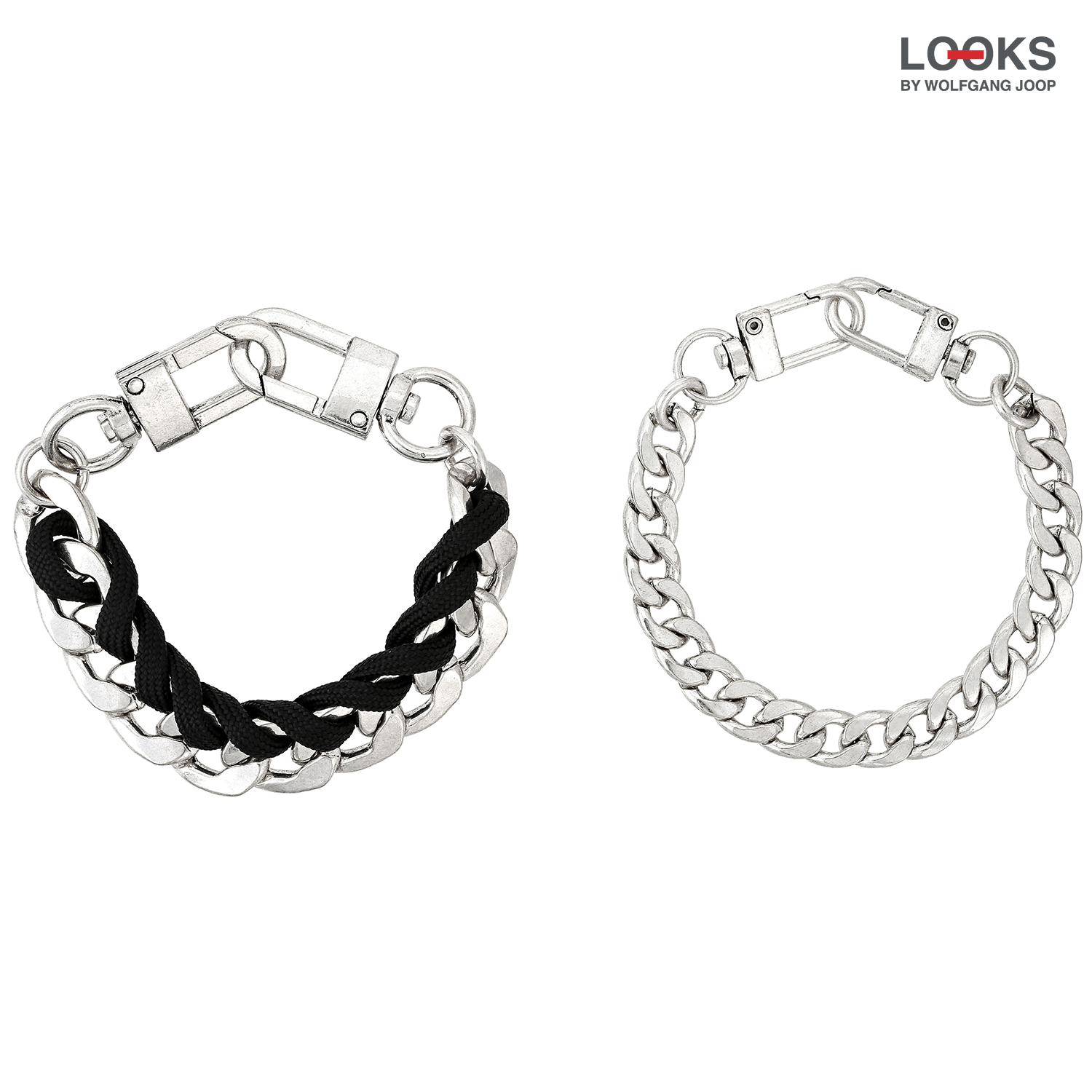 Herren Armband-Set - Chunky Silver