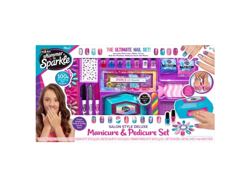 SHIMMER N SPARKLE DELUXE MANICURE AND PEDICURE