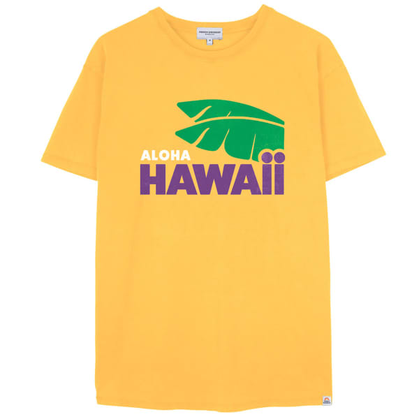 T-shirt FRENCH DISORDER MIKE WASHED HAWAII YELLOW