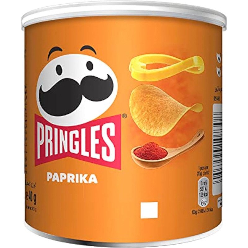 Pringles paprika - Boîte de 40 g